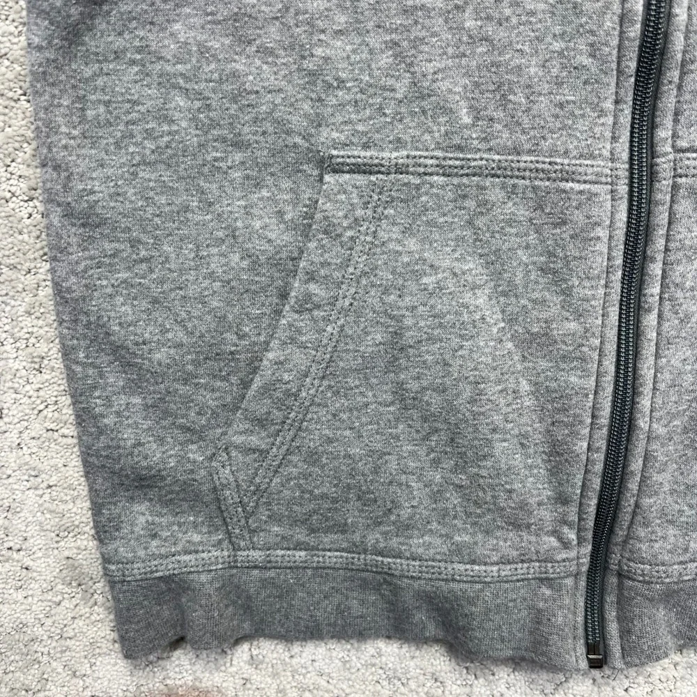 Nike Sportswear Hoodie Youth GS Large Gray Zip Up Club Fleece BV3699-091